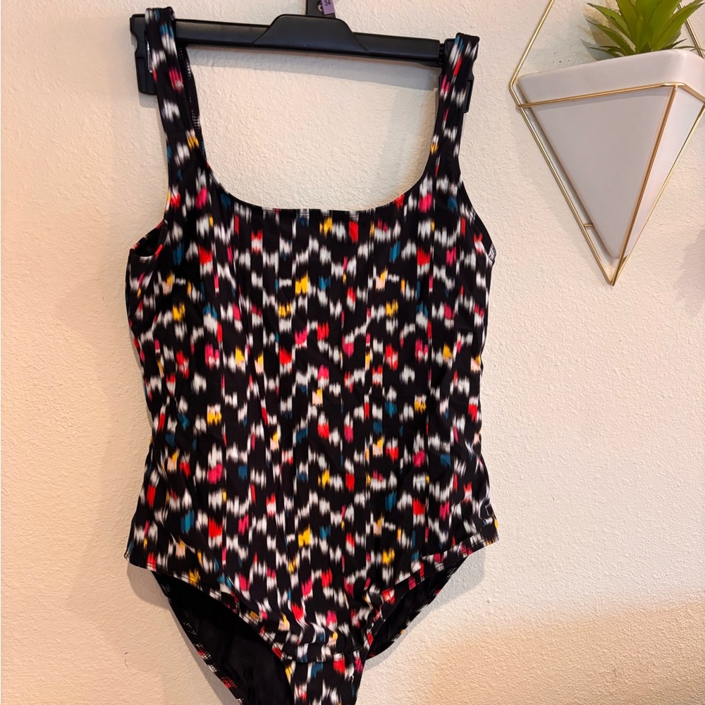 Womens Swimwear One-Piece - Multicolor Pattern